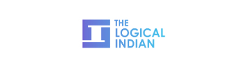 Logo for The Logical Indian brand (blue square with 'T' icon and 'THE LOGICAL INDIAN' text