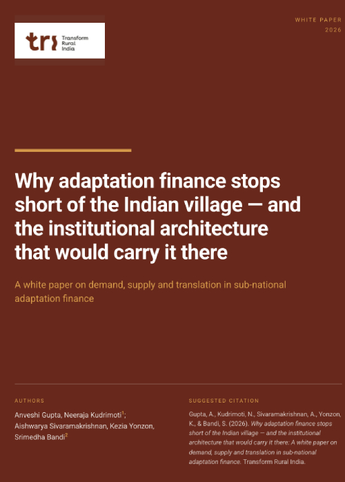 Why Adaptation Finance Stops Short Of the Indian Village Whitepaper